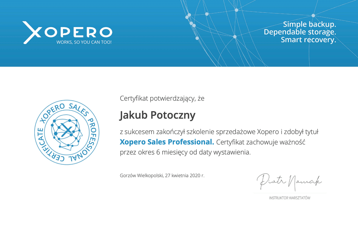 Xopero Sales Professional