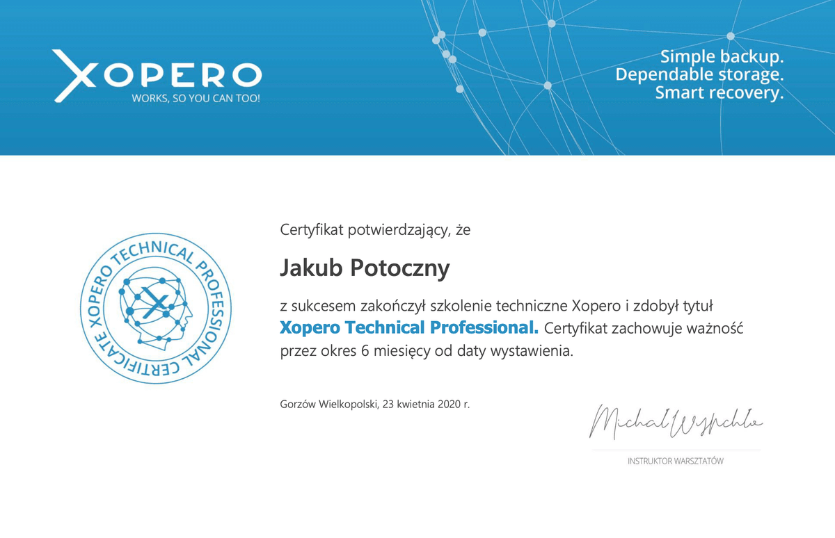 Xopero Technical Professional